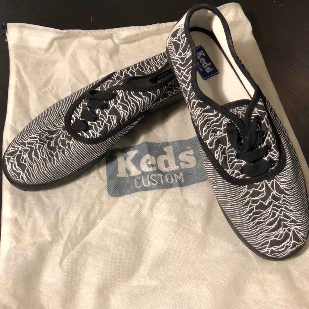 Joy Division Unknown Pleasures Custom Keds